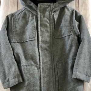 Old Navy 12-18 Mo Gray Hooded Jacket